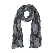 Rose Floral Print Soft Crinkle Scarves