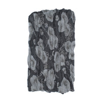 Rose Floral Print Soft Crinkle Scarves
