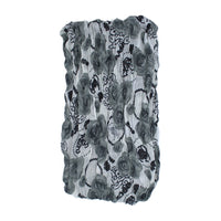 Rose Floral Print Soft Crinkle Scarves