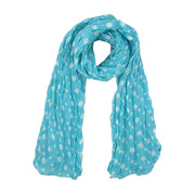 Polka Dot Soft Crinkle Scarves