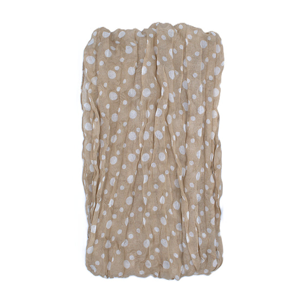 Polka Dot Soft Crinkle Scarves