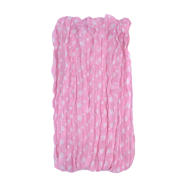 Polka Dot Soft Crinkle Scarves