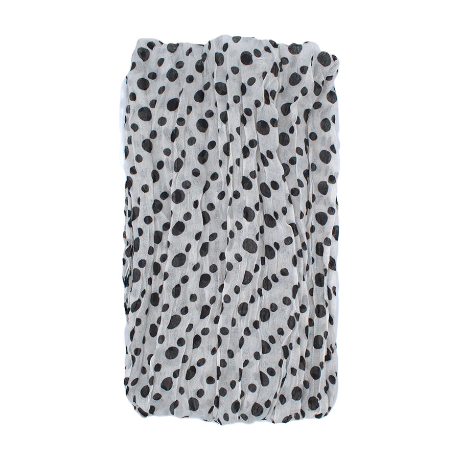Polka Dot Soft Crinkle Scarves