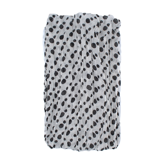 Polka Dot Soft Crinkle Scarves