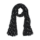 Star Print Soft Crinkle Scarves