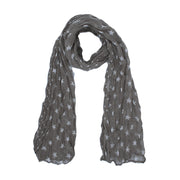 Star Print Soft Crinkle Scarves