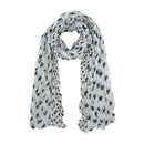 Star Print Soft Crinkle Scarves