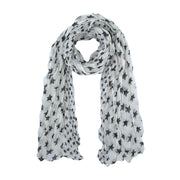 Star Print Soft Crinkle Scarves
