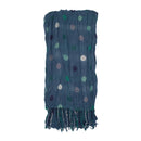 Lightweight Polka Dot Crinkle Scarf