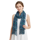 Lightweight Polka Dot Crinkle Scarf