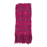 Lightweight Polka Dot Crinkle Scarf