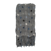Lightweight Polka Dot Crinkle Scarf