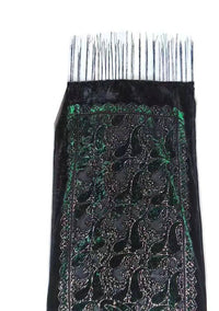 Paisley Pattern Devore Velvet Scarf