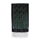 Paisley Pattern Devore Velvet Scarf