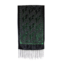 Paisley Pattern Devore Velvet Scarf