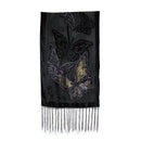 Butterfly Devore Velvet Scarf