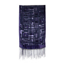 Geometric Burnout Devore Velvet Scarf