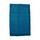 Swirl Burnout Pattern Devore Velvet Square Scarf