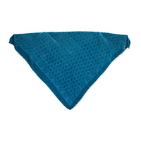 Swirl Burnout Pattern Devore Velvet Square Scarf