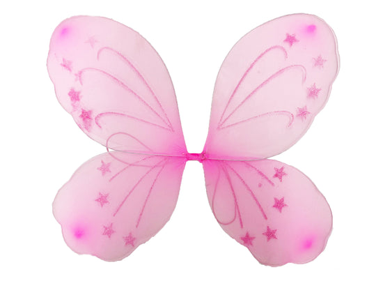 Large Fairy Butterfly Wings with Glitter Star Design