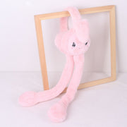 Smiley Face Earmuffs with Flapping Ears (Squeeze Tails)