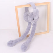 Smiley Face Earmuffs with Flapping Ears (Squeeze Tails)