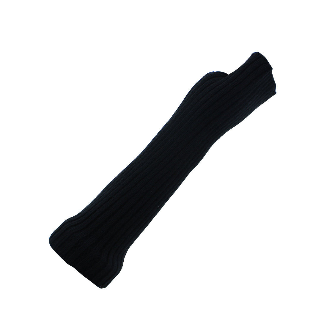 Black Fingerless Wrist Length Hand Warmers