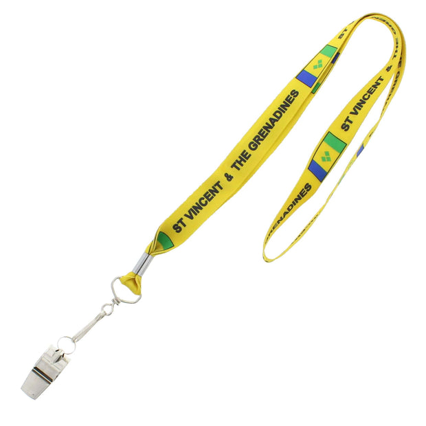 Metal Whistle on St. Vincent & the Grenadines Lanyard