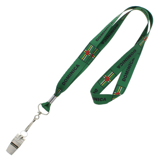 Metal Whistle on Dominica Lanyard