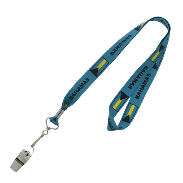 Metal Whistle on Bahamas Lanyard