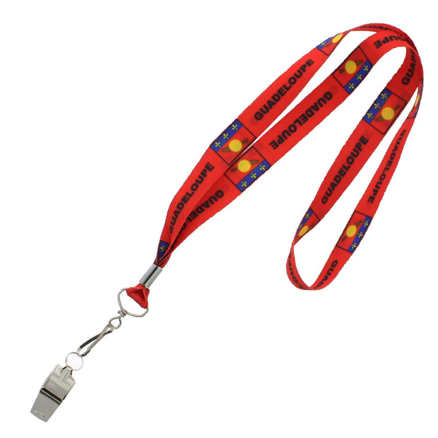 Metal Whistle on Guadeloupe Lanyard