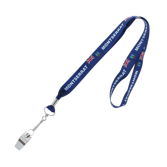 Metal Whistle on Monsterrat Lanyard