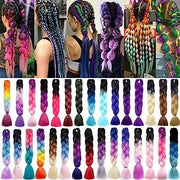 60cm Jumbo Colourful Twist Braiding Hair Extension