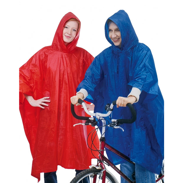Assorted Waterproof Vinyl Hooded Reusable Lightweight Poncho