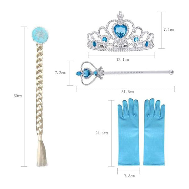 4 Piece Blue Fairy Set