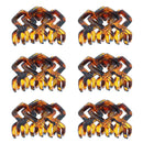 8cm Criss Cross Hair Claw Clips
