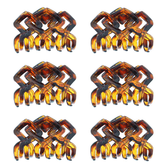 8cm Criss Cross Hair Claw Clips
