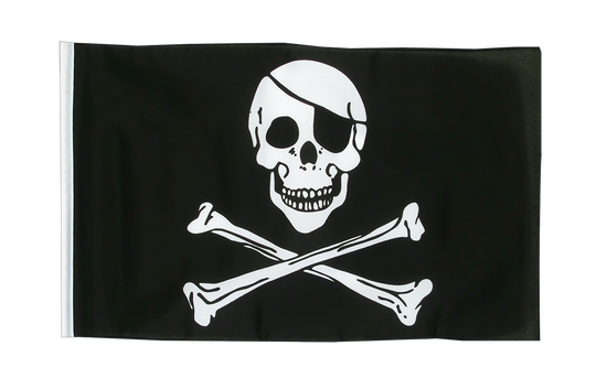 5 x 3 Feet Pirate Skull & Crossbones Flag with Brass Eyelets