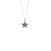 Detailed Pentagram Chain Necklace