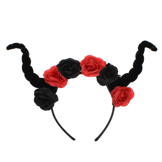 Black Devil Horns Alternative Headband