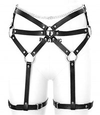 PU Leather Women's Fashion Body Cage Garter