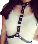 PU Leather Cross Body Harness