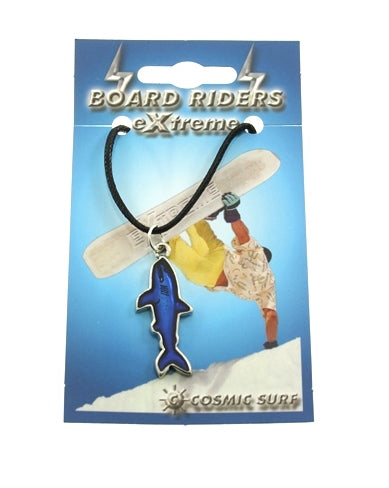Blue Shark Thong Necklace