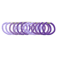 Card of 12 Shaded & Patterned Elastics