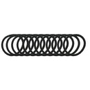 Card of 12 Metal Free Hair Elastics