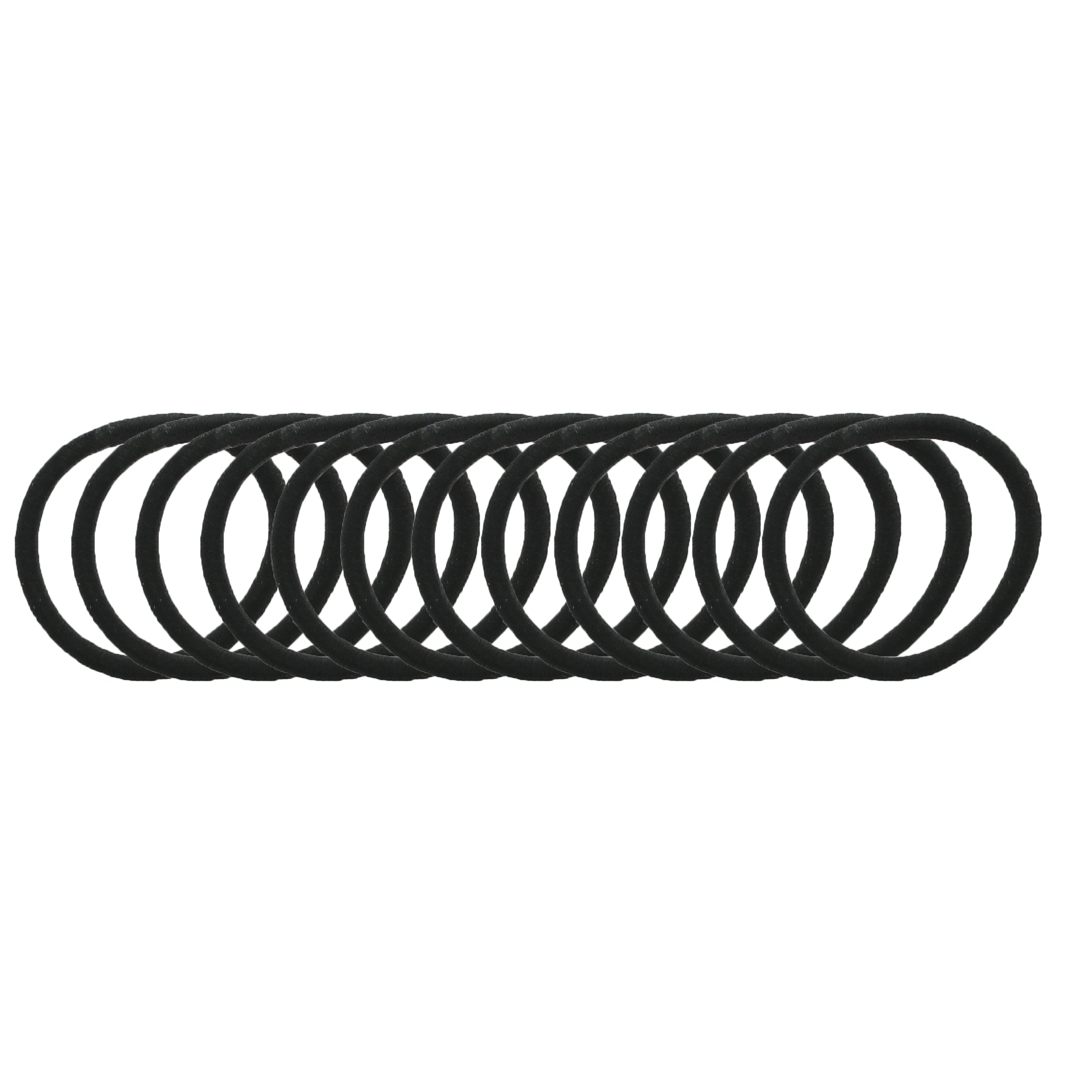 Card of 12 Metal Free Hair Elastics