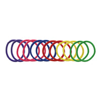 Card of 12 Metal Free Hair Elastics