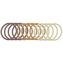 Card of 12 Metal Free Hair Elastics