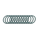 Card of 12 Metal Free Hair Elastics