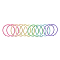 Card of 12 Metal Free Hair Elastics